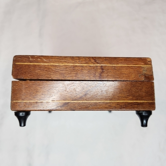 Antique Swiss wooden music box - Picture 3 of 11